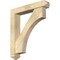 Ekena Millwork Westlake Arts and Crafts Rough Sawn Bracket w/ Offset Brace, Douglas Fir, 6"W x 32"D x 36"H BKT0604X32X36WTL03RDF - alternate 1